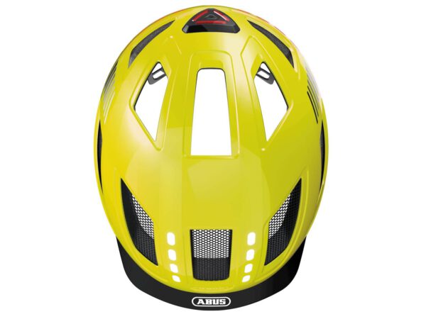 Abus helmet Hyban 2.0 LED signal signal yellow L 56-61 cm - Image 4