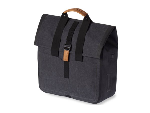 Basil Urban Dry shopper bike bag charcoal