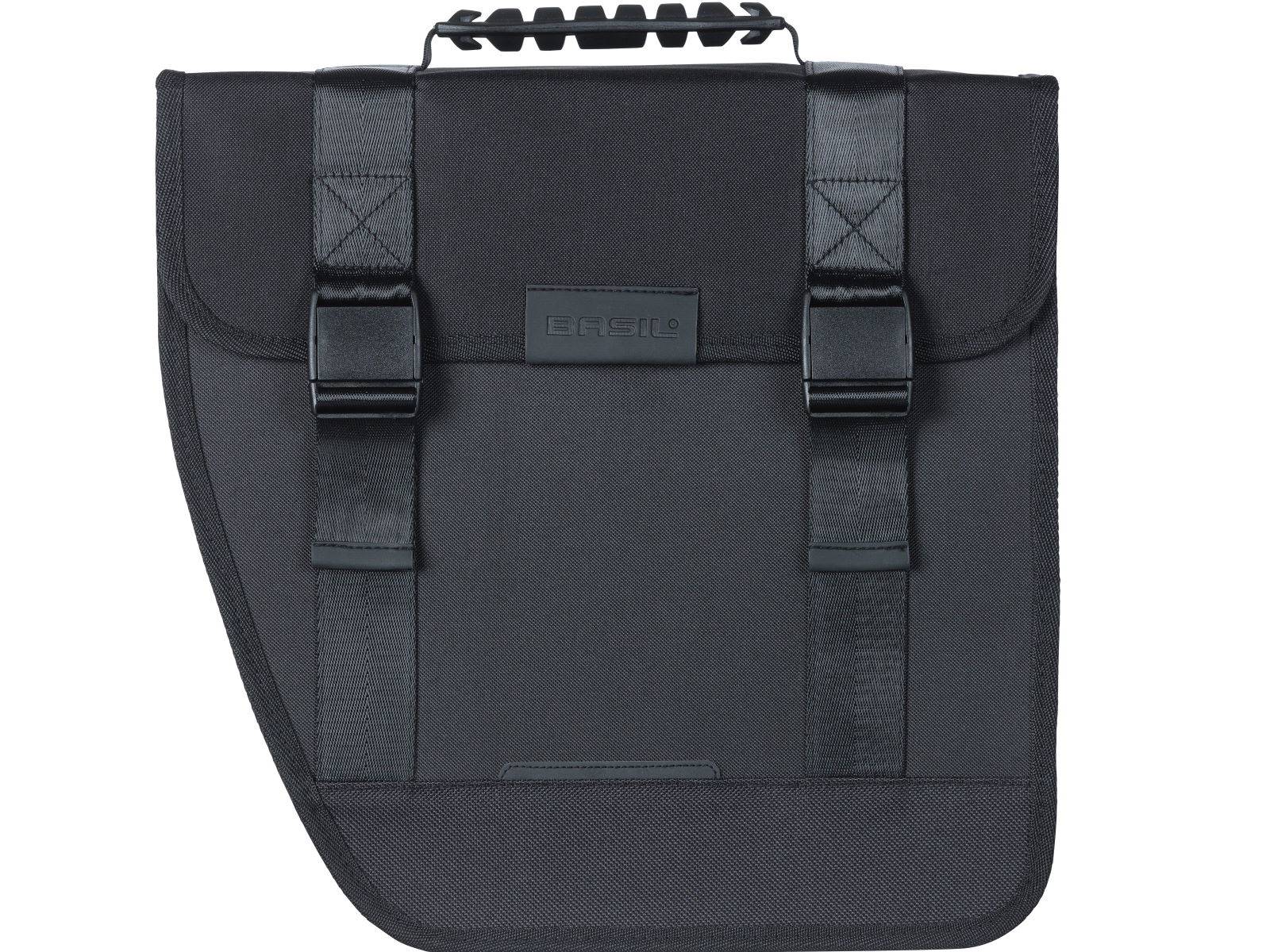 Basil single bike bag Tour black left - Image 2