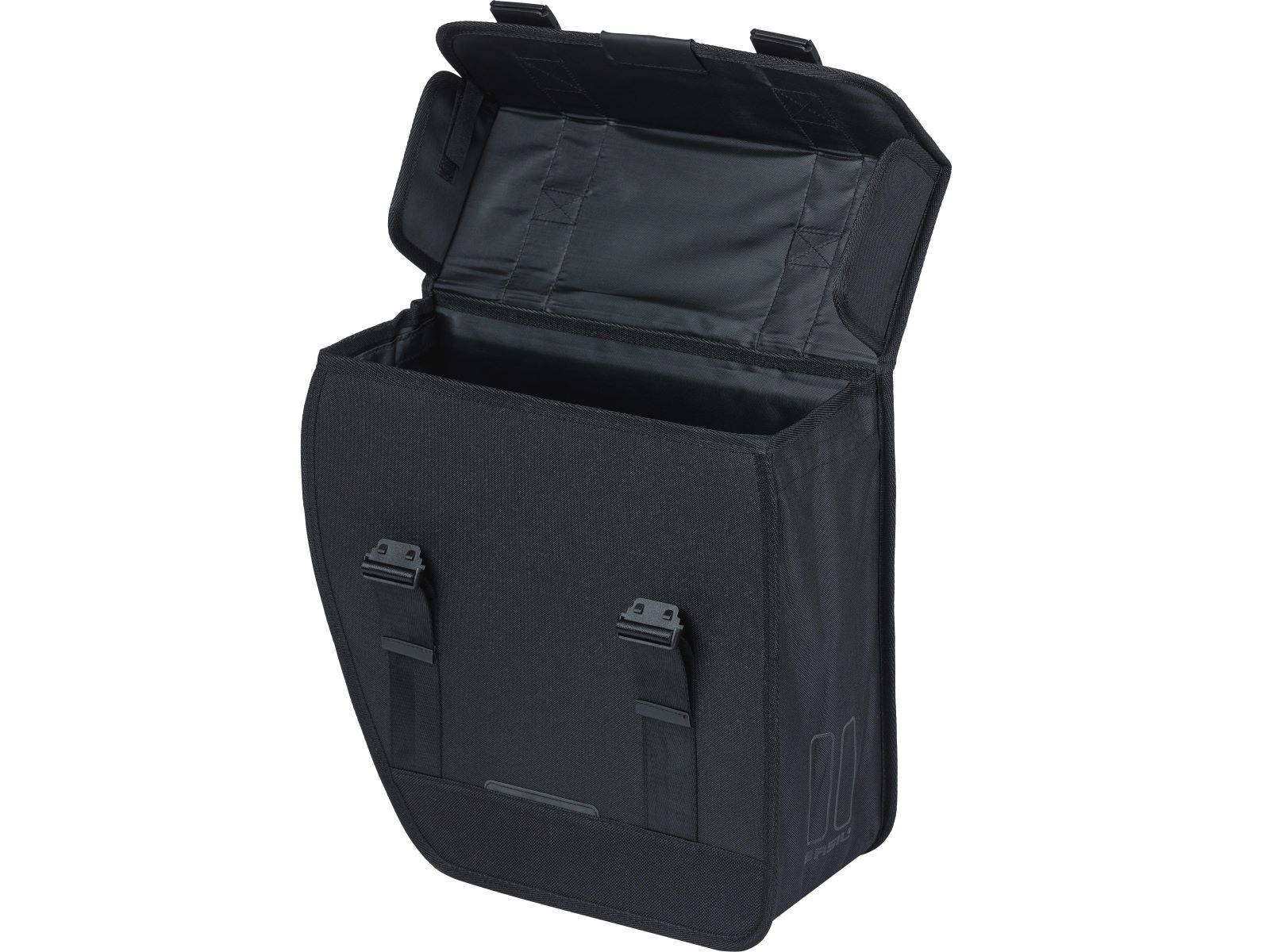 Basil single bike bag Tour black left - Image 4