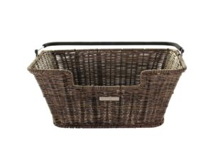Basil rear basket Capri Flex Rattan-look brown