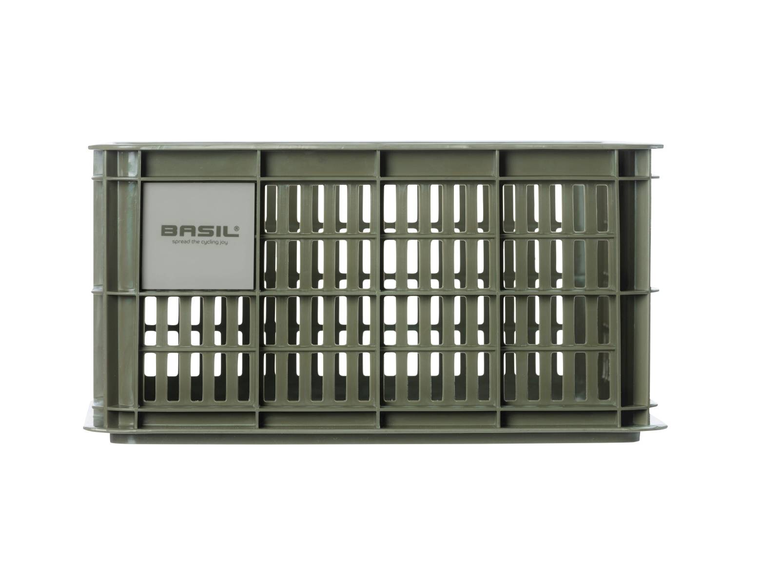 Basil Bicycle crate S moss green 17.5L recycled - Image 2